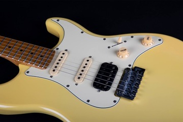 JET JS-400 VYW VINTAGE YELLOW — ЭЛЕКТРОГИТАРА STRATOCASTER HSS