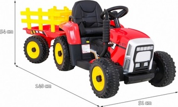 ЭЛЕКТРОТРАКТОР С ПРИЦЕПОМ-ПИЛОТОМ, 2 ДВИГАТЕЛЯ ПО 45 ВТ