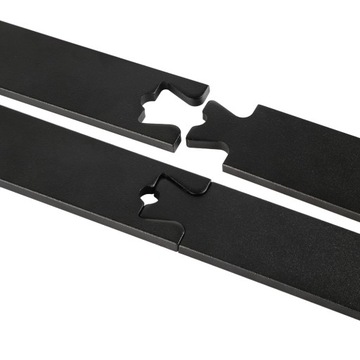 Системный комплект для раздвижной двери сарая 183 см с колесами и направляющими