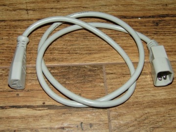 Kabel do UPS (wyjście), przedłużacz zasilania do komputera monitora 0,9 m !
