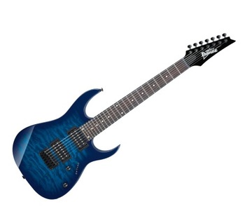 IBANEZ GRG7221QA TBB GITARA ELEKTRYCZNA 7-STRUNOWA