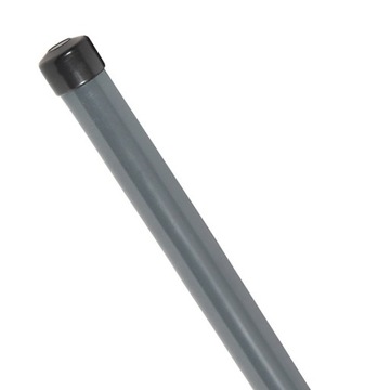 Słupek Ogrodzeniowy Okrągły Fi 42 mmx1,2 mm Wys. 2,0m kolor Grafit RAL 7016