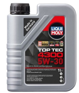 OLEJ LIQUI MOLY TOP TEC 4300 5W30 2324 1L + GRATIS