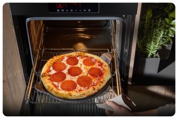 Zestaw AGD AMICA ED3751BA V PIZZA STUDIO + PI65449NSTK STUDIO Czarne szkło