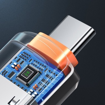 MCDODO ADAPTER PRZEJŚCIÓWKA USB-A 3.0 DO USB-C NA USB TYP C 3A 5GBPS OTG