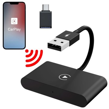 МИНИ-АДАПТЕР ДЛЯ БЕСПРОВОДНОГО ПОДКЛЮЧЕНИЯ CARPLAY WIFI BT К IPHONE APPLE