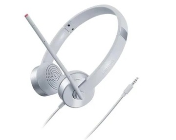 Słuchawki nauszne mini-jack 3,5 mm 4 pin Lenovo 100
