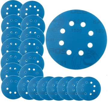 KRĄŻKI WODNE RZEP Z OTWORAMI 125mm H8 P600 20szt