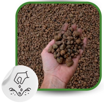 Строительная изоляционная керамическая расширенная гидропоника для садового дренажа 50 л.