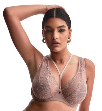 Alles Biustonosz 100C Denver M Plus Bralette MOCCA