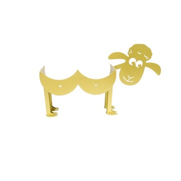 ОВЕЦА ДЛЯ ТУАЛЕТНОЙ БУМАГИ, СРЕДНЕСТОЯЩАЯ ЗОЛОТАЯ