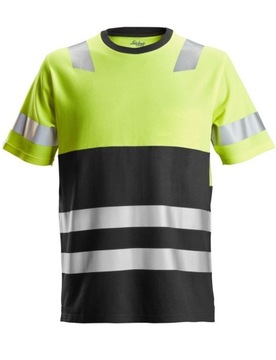 Odblaskowa Koszulka Robocza T-shirt Snickers AllroundWork 2534 Hi-Vis żółta