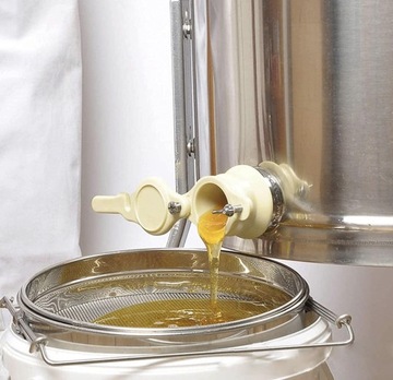 Двойное сито для меда из нержавеющей стали.