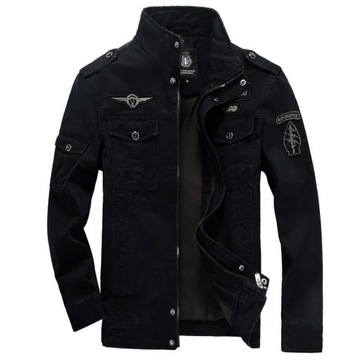 Autumn Winter Bomber Jackets Men Cotton Stand Coll