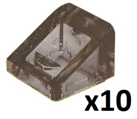 LEGO 54200 Skos 1x1 Trans Black 10 szt. NOWY