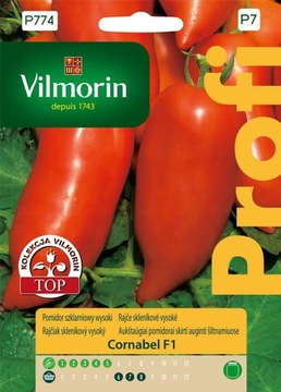 Pomidor Cornabel F1 Vilmorin 15 nasion PAPRYKOWY