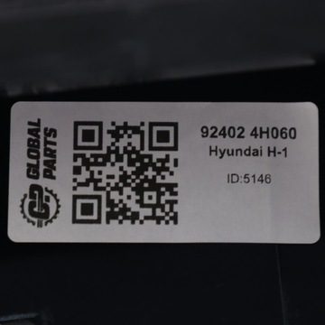 HYUNDAI H-1 SVĚTLO ZADNÍ KRYT PRAVÁ 92402 4H060