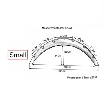 Универсальные расширители колесных арок ABS +4 см.