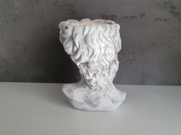 Крышка Цезаря Голова Цветочный Горшок Украшение Чаша ПОДАРОК