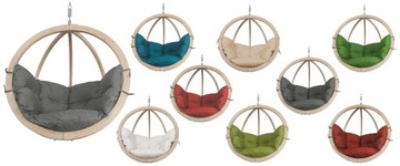 Fotel Wiszący Ogrodowy Huśtawka Kosz Kokon KACPER2