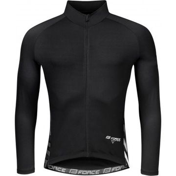 Force Jersey Spike męski długi czarno-biały XL