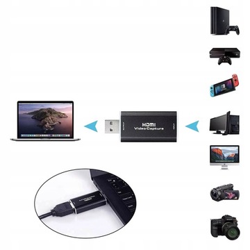 KARTA PRZECHWYTYWANIA WIDEO HDMI GRABBER DO USB 4K WIREWAY WW411023