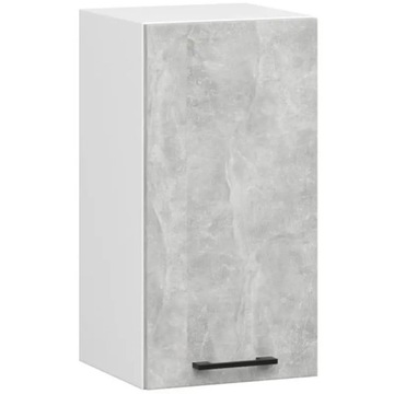 Szafka do kuchni wisząca 40 cm beton front 2 półki