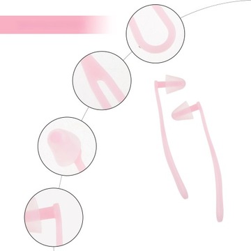 1 КОМПЛЕКТ УДОБНЫХ ПОРТАТИВНЫХ ЗАГЛУШЕК ДЛЯ ПЛАВАНИЯ