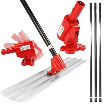 РУЧНАЯ ЦВЕТОЧНАЯ БЕТОННАЯ ПОЛОСКА ПЛОСКАЯ НАШИВКА 120 СМ СТОЙКА 540 СМ 3 X 180 СМ