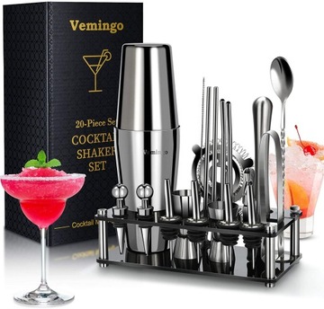 VEMINGO ZESTAW BARMAŃSKI SHAKER DO DRINKÓW