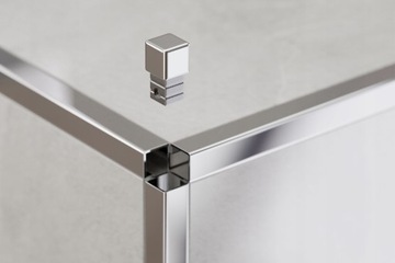 ОТДЕЛОЧНЫЙ ПРОФИЛЬ CUBE SILVER, БЛЕСК 10,5