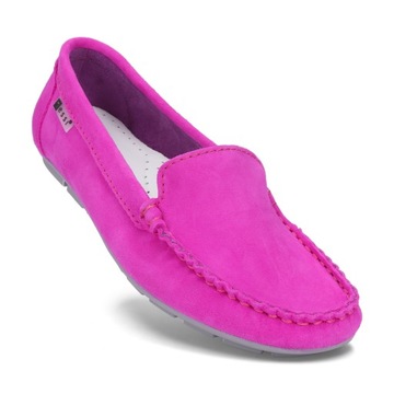 Mokasyny damskie NESSI 17130 fuksjowy fuksjowe r. 39