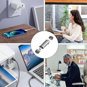 АДАПТЕР КАРТРИДЕРА USB 3.0 КАРТА ПАМЯТИ TYPE-C PLUG&PLAY