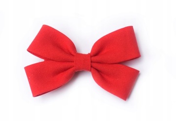 Spinka do włosów kokardka handmade czerwona