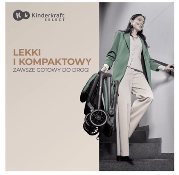 КОЛЯСКА KINDERKRAFT NUBI2 до 22 кг ЗЕЛЕНАЯ