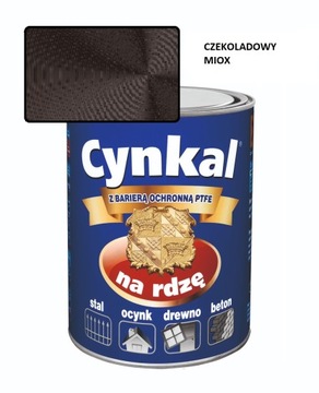 Farba uniwersalna CYNKAL 10L CZEKOLADOWY MIOX