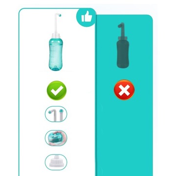 PRZENOŚNY POPORODOWA BUTELKA DO PODMYWANIA ZIELONY 500ML