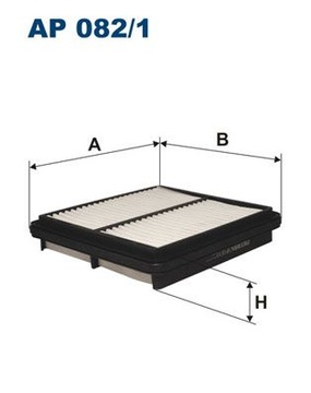 2× FILTRON AP 082/1 FILTR VZDUCHU
