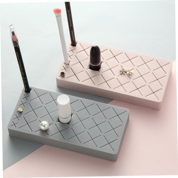 Держатель для карандашей для бровей, силиконовый органайзер для помады, органайзер для губной помады