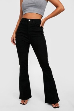 Boohoo SPODNIE JEANS ROZCIĘCIA WYSOKI STAN NG2 gan M