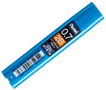 Grafity PENTEL AINSTEIN 0,7 2B wzmocnione (fiolka)