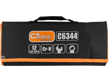 КЛЮЧИ КОМБИНИРОВАННЫЕ 6-32мм ОТКРЫТЫЕ КОЛЬЦЕВЫЕ 12 шт.