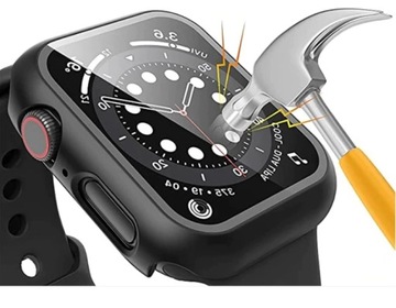 Etui z wbudowanym Szkłem do Apple Watch 7 45mm