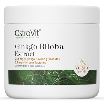 OstroVit Ekstrakt z Miłorzębu Japońskiego 50 g naturalny