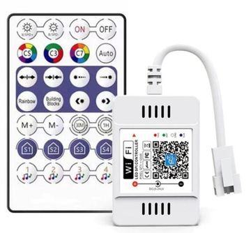 Sterownik WIFI Magic RGB WS2811 WS2812B Cyfrowa M