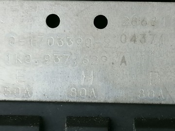 SKŘÍŇKA POJISTEK 1.4 TSI 160KM SCIROCCO