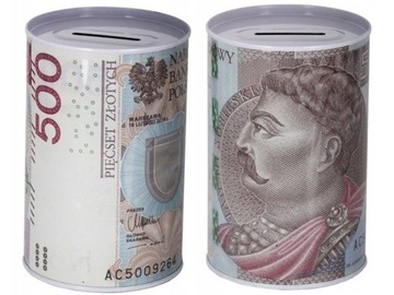 Металлическая копилка для денег, большая банка, XXL