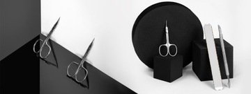 Staleks PRO Nożyczki do skórek SMART 40 SS-40/3 zakrzywione STAL NIERDZEWNA