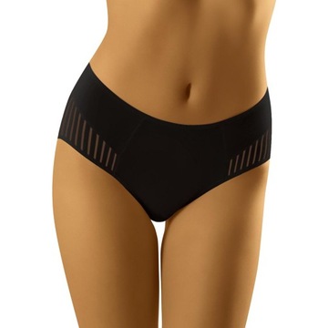 Wol-Bar Eco-Qu czarny 2XL Majtki figi