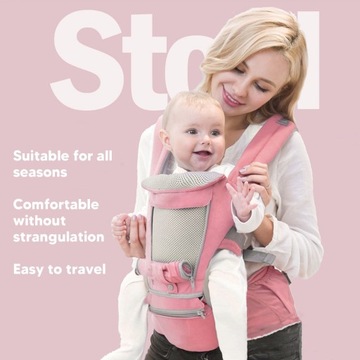 Детская переноска с набедренным сиденьем Эргономичная Дышащая Удобная Многофункциональная